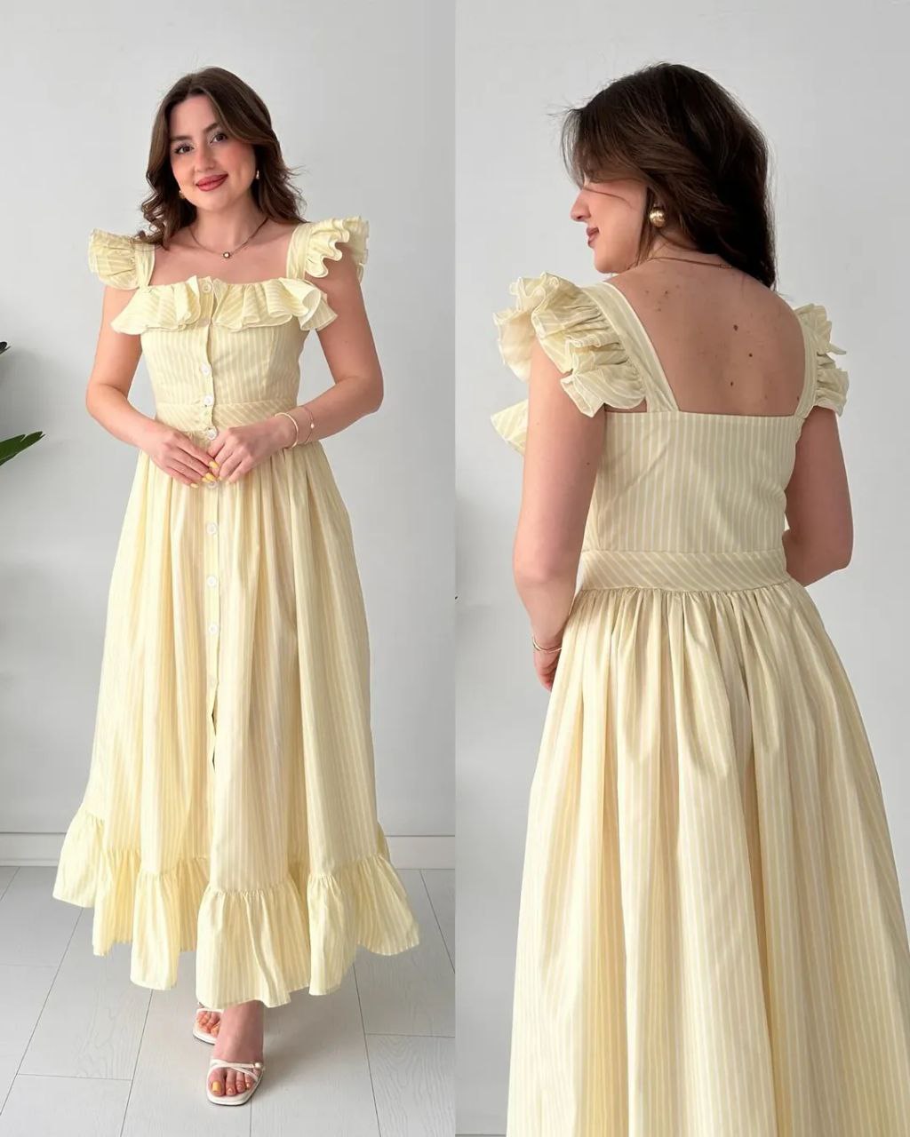 Robe Bella Elegance a volants 2026